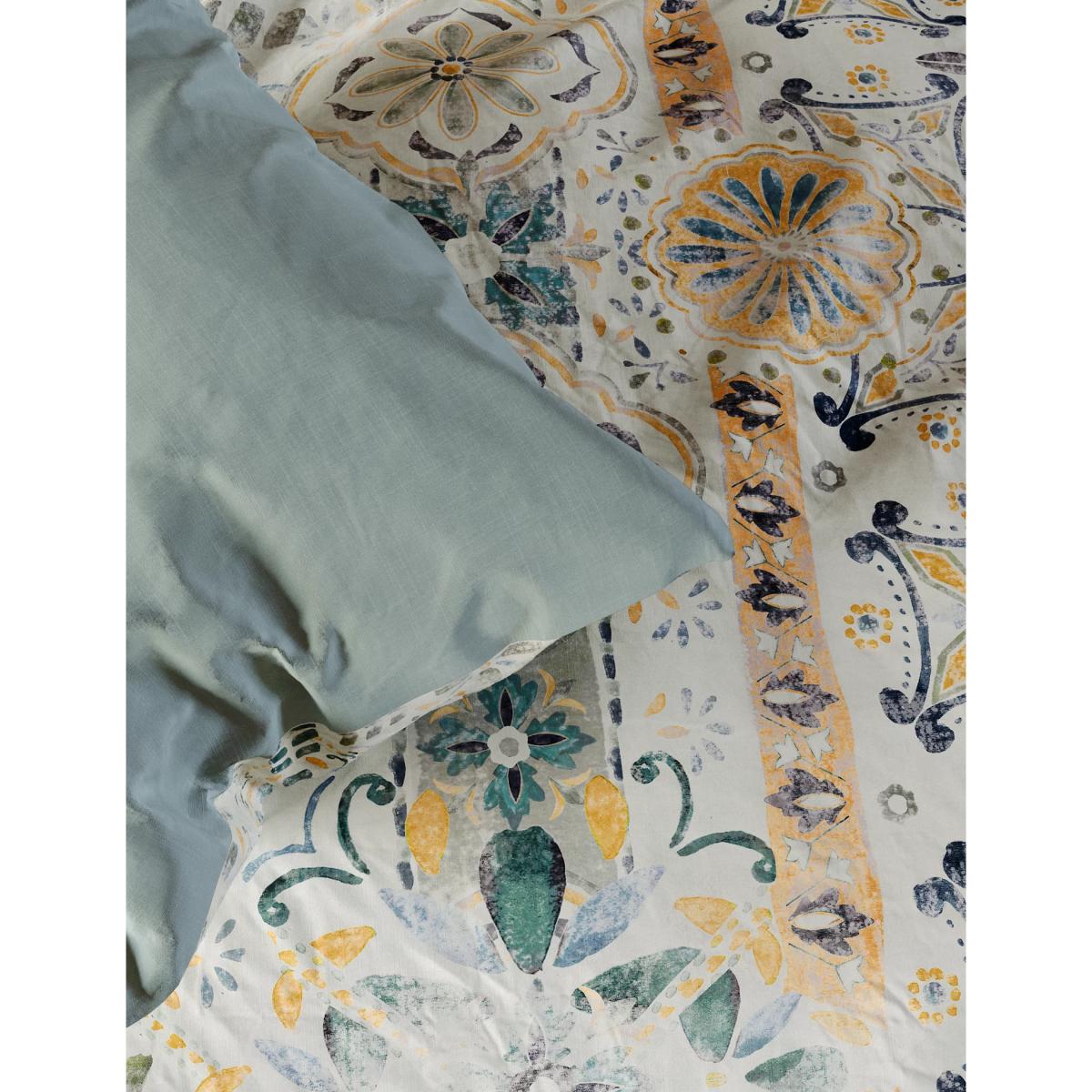 M&S X Fired Earth Acapulco Alva Pure Cotton Bedding Set - SGL - Multi, Multi – image 2