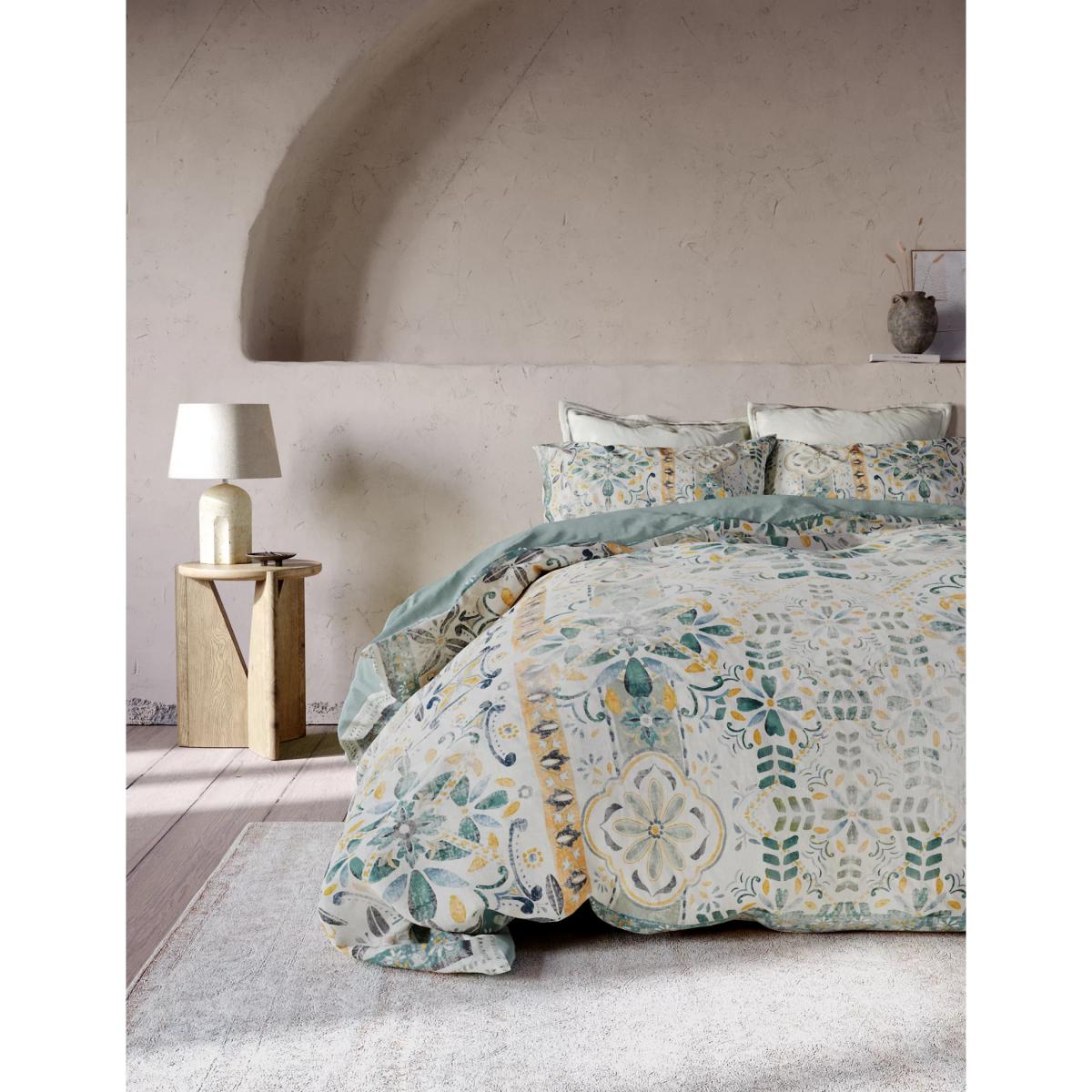 M&S X Fired Earth Acapulco Alva Pure Cotton Bedding Set - SGL - Multi, Multi – image 4