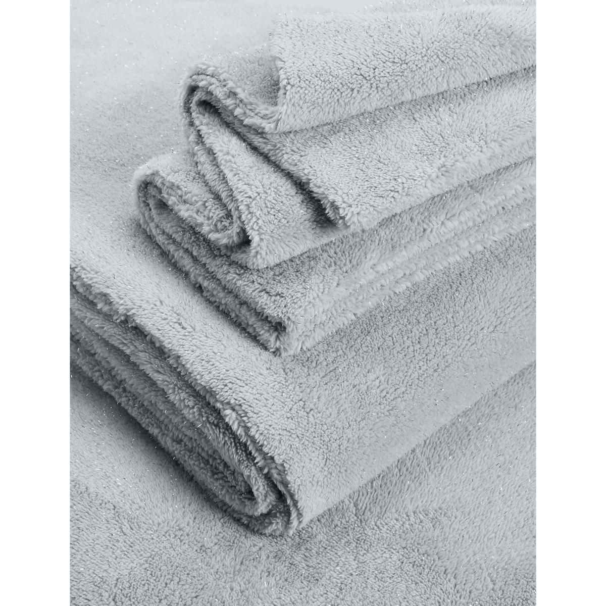 M&S Sparkle Fleece Bedding Set - SGL - Grey, Grey – image 3