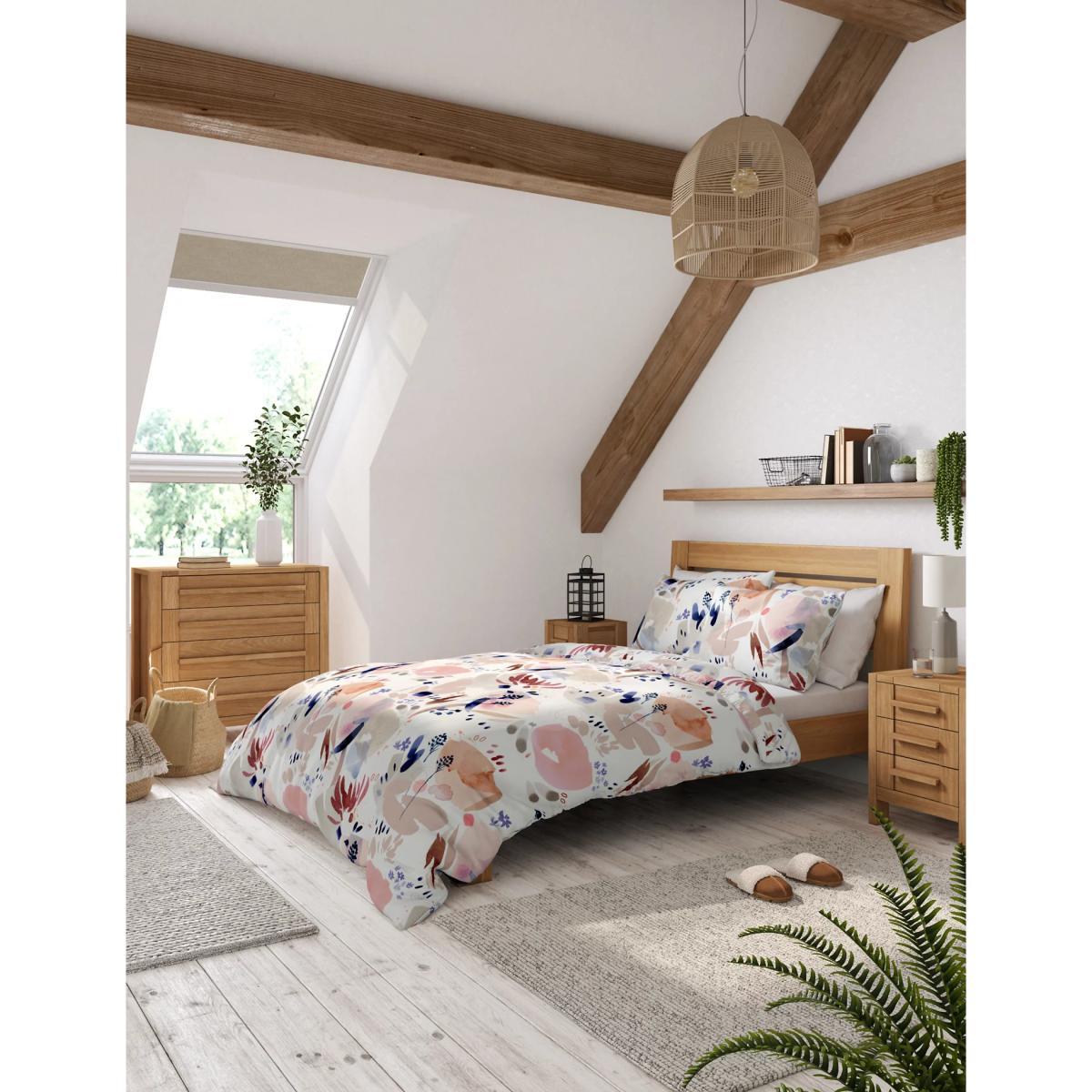 M&S Pure Cotton Watercolour Floral Bedding Set - SGL - Multi, Multi – image 4