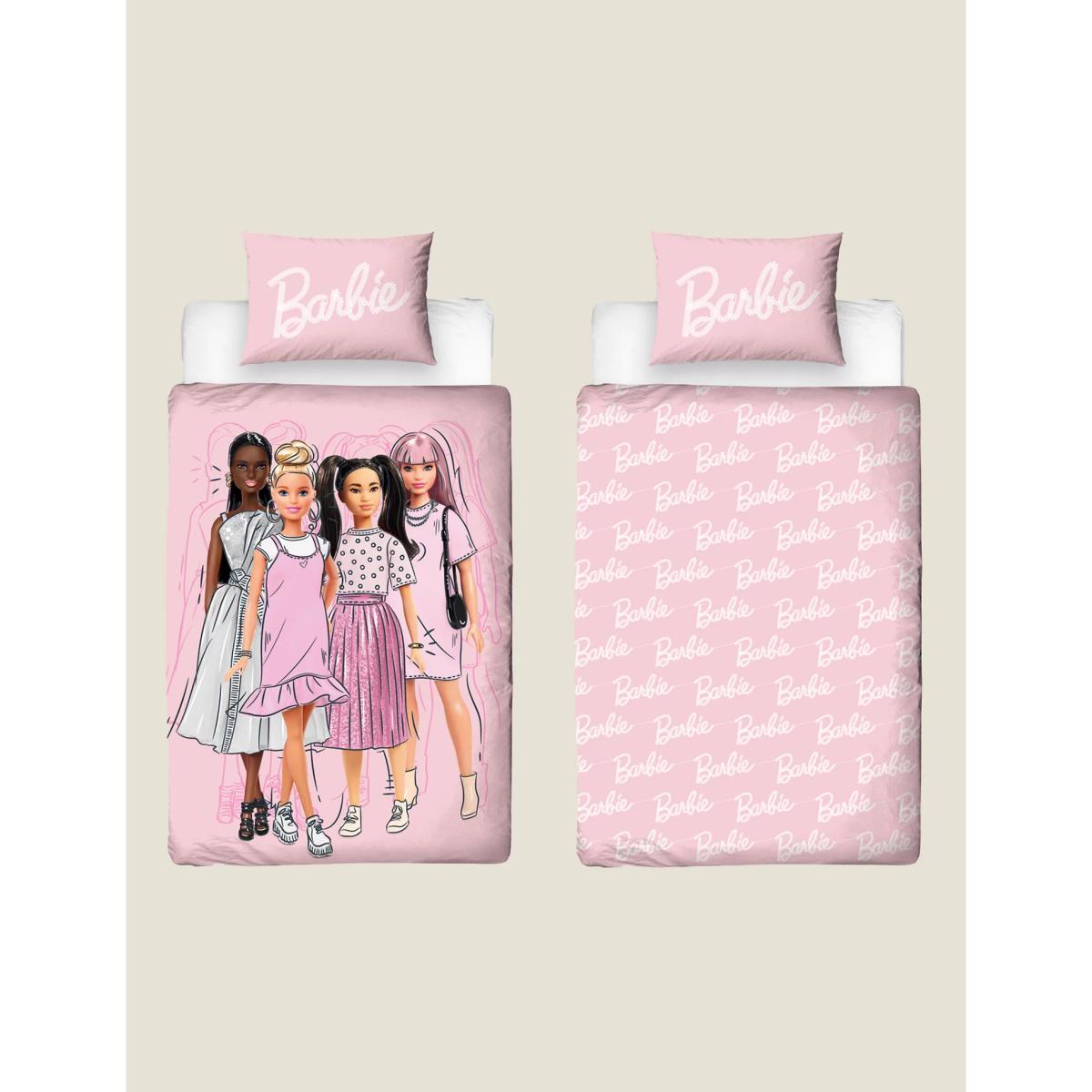 M&S Barbie™ Figures Single Bedding Set - SGL - Multi, Multi – image 5