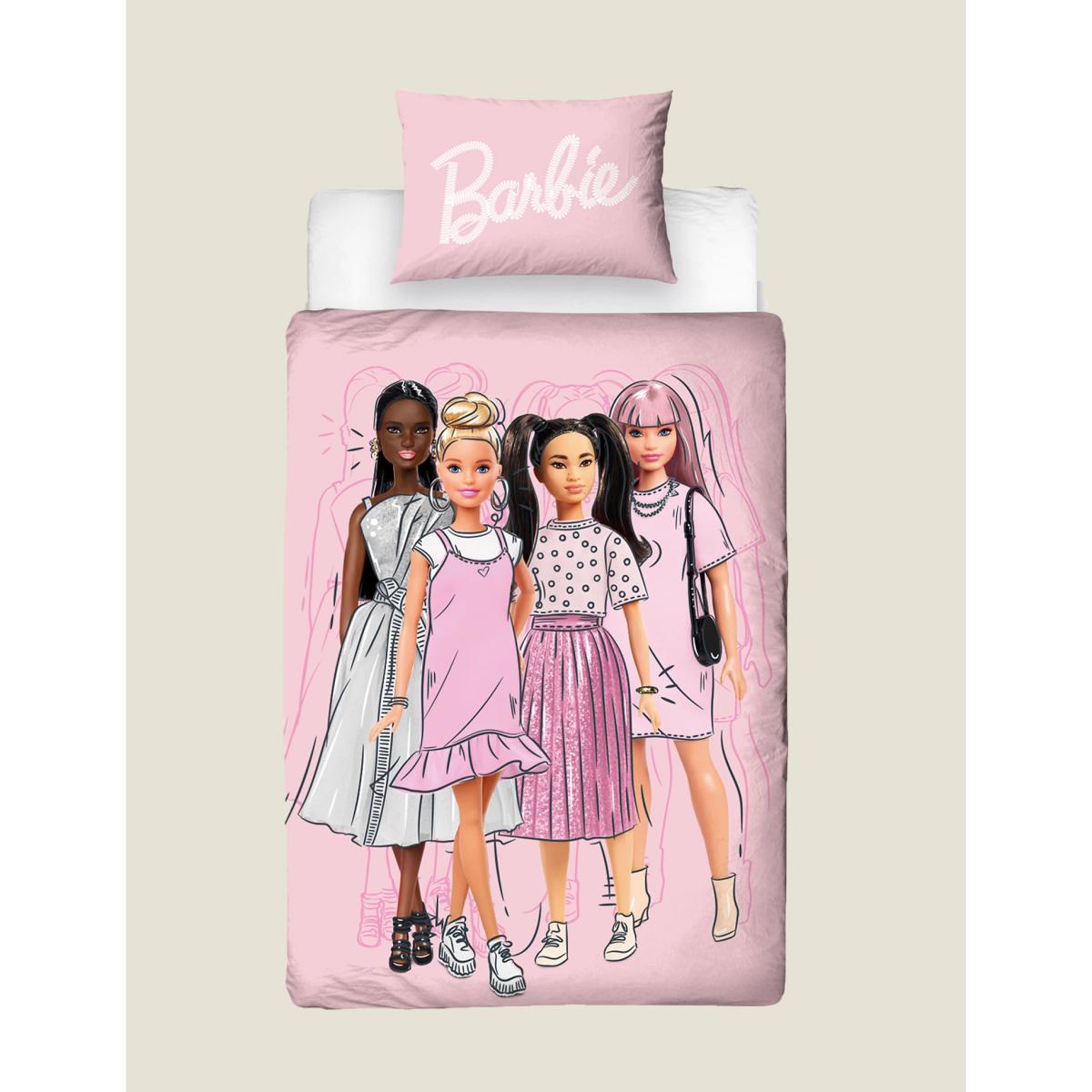 M&S Barbie™ Figures Single Bedding Set - SGL - Multi, Multi – image 8