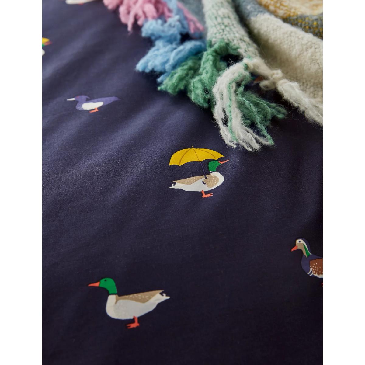 Joules Pure Cotton Duck March Bedding Set - SGL - Navy Mix, Navy Mix – image 3
