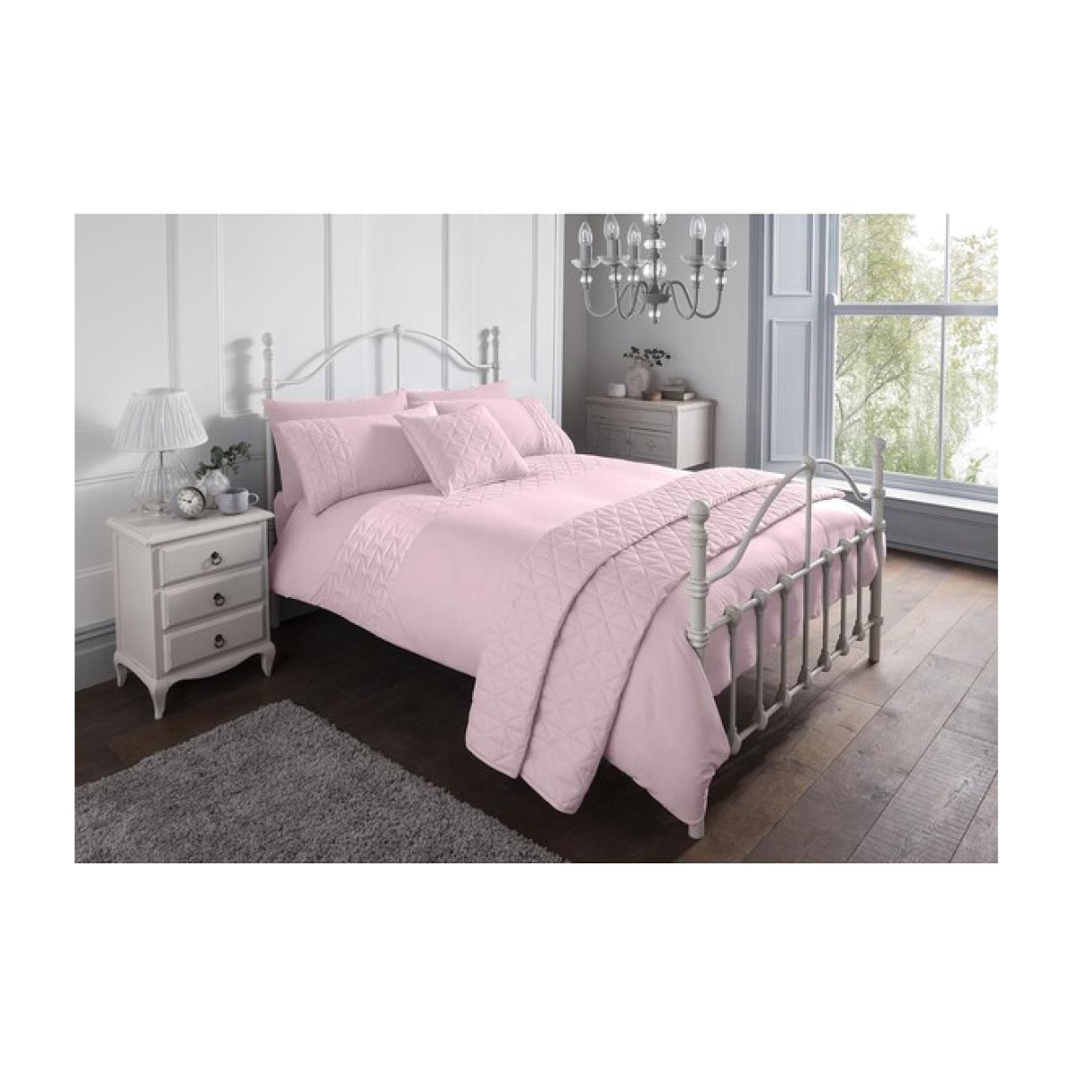 Pinsonic Duvet Cover and Pillowcase Set - Blush / Single – image 1