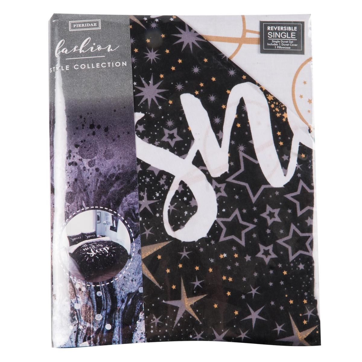Sleep Slogan Duvet Cover and Pillowcase Set - Single – image 3