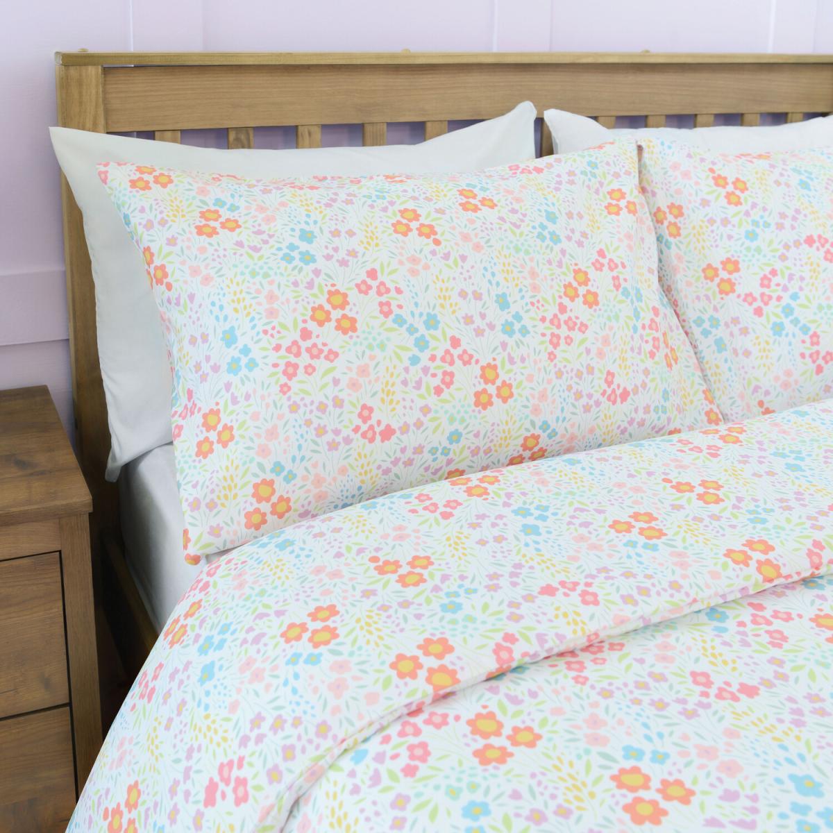 Spring Floral Duvet Cover and Pillowcase Set - Single – image 2