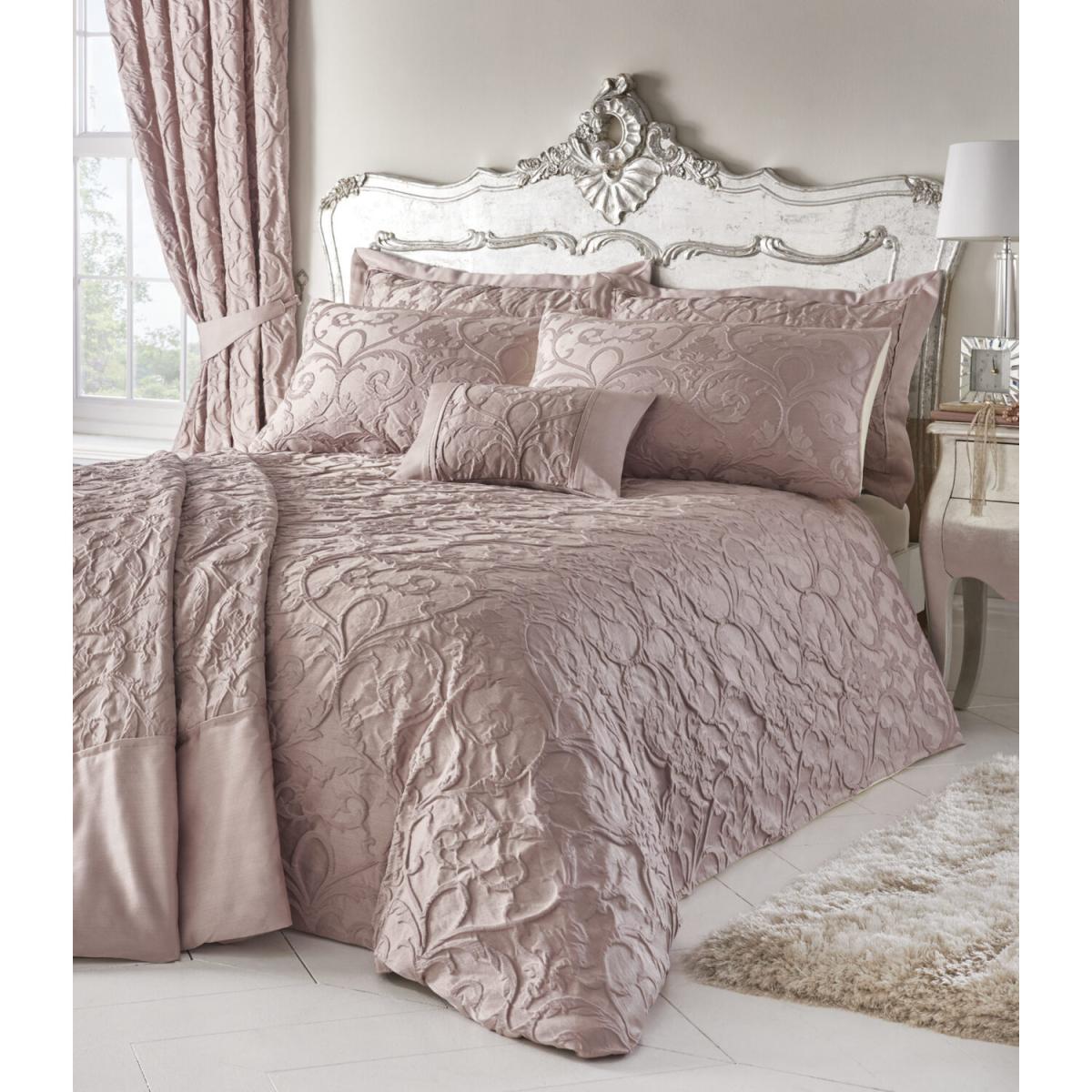 Bentley Duvet Cover and Pillowcase Set - Blush / Single – image 3