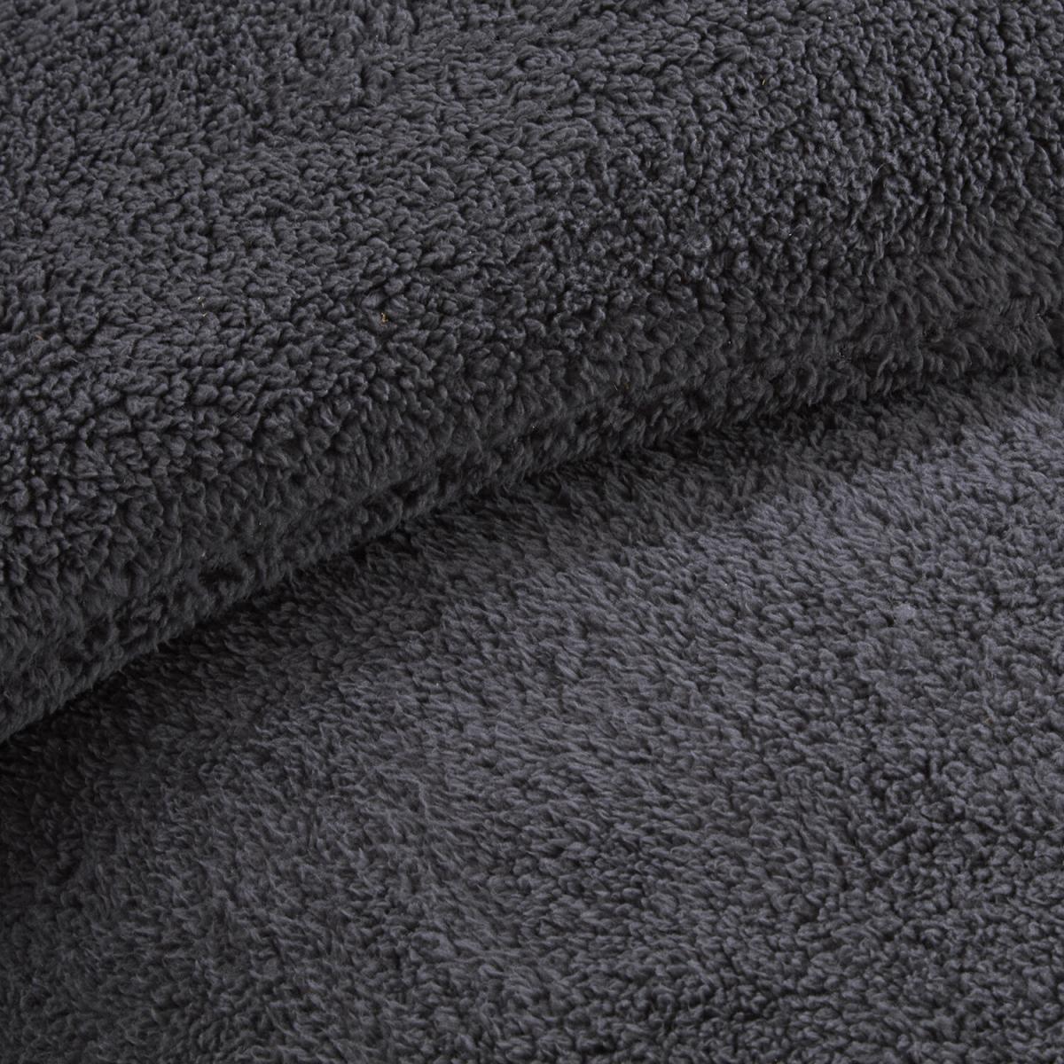 Teddy Fleece Duvet and Pillow Case Set - Charcoal / Single – image 4