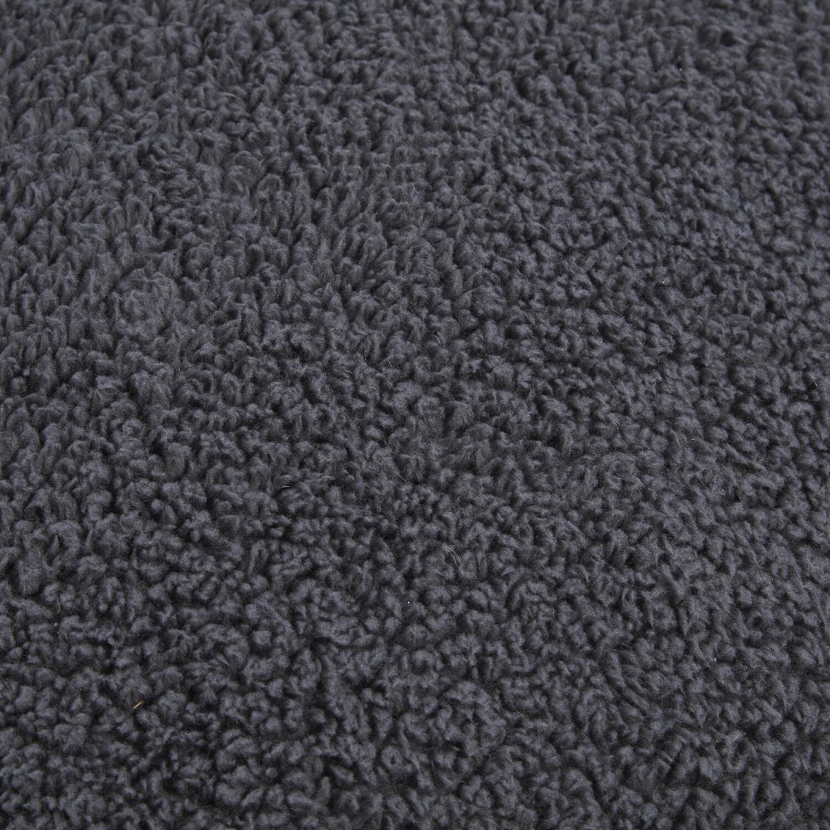 Teddy Fleece Duvet and Pillow Case Set - Charcoal / Single – image 5