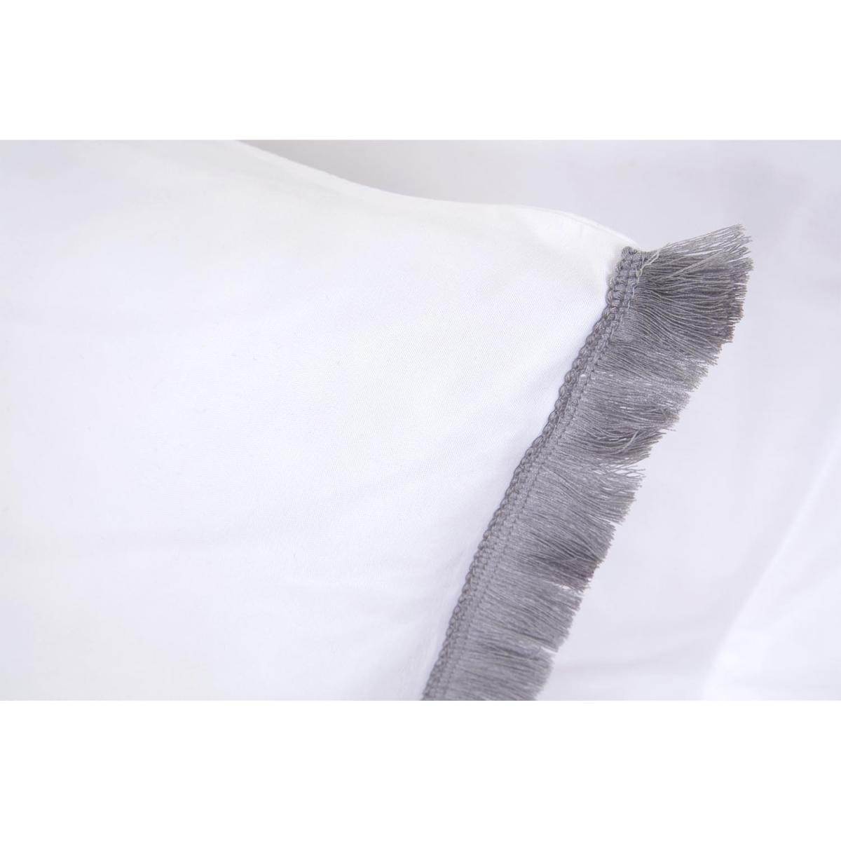 My Home Bohemia Tassel Duvet Cover and Pillowcase Set - White / Single – image 3