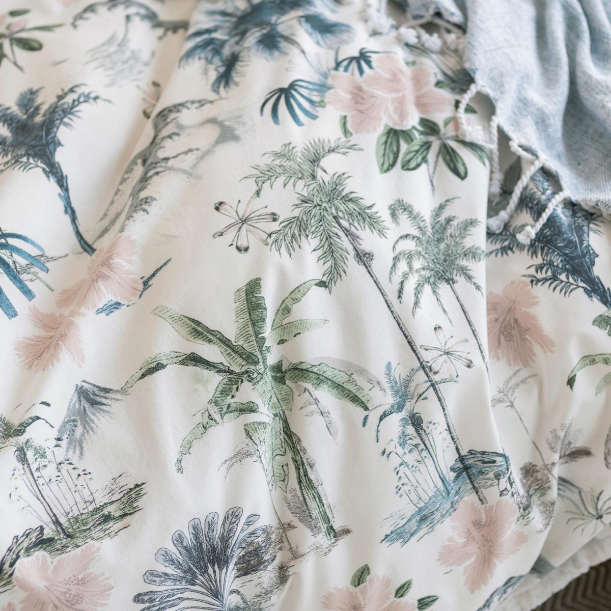 Floral Fringe Duvet Cover Set - Single – image 2