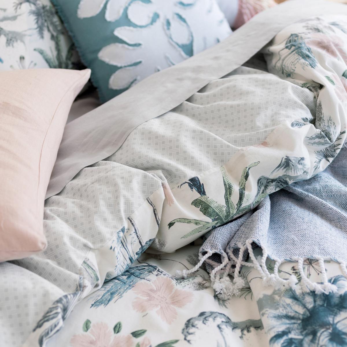 Floral Fringe Duvet Cover Set - Single – image 3
