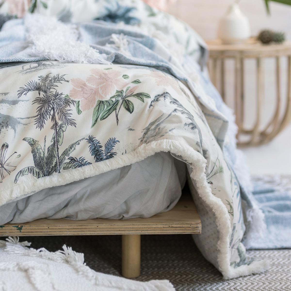 Floral Fringe Duvet Cover Set - Single – image 4