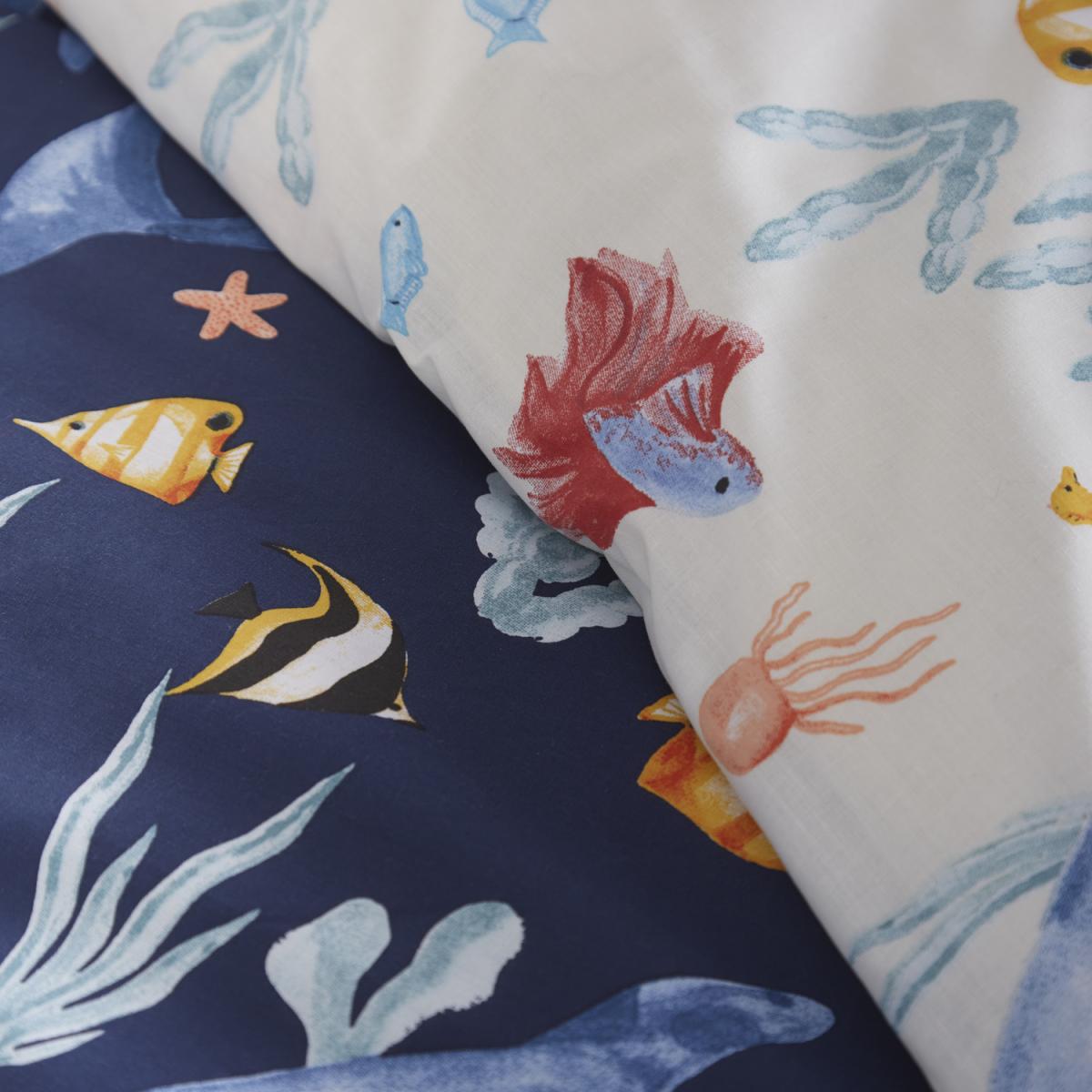 Sealife Duvet Set - Blue / Single – image 2