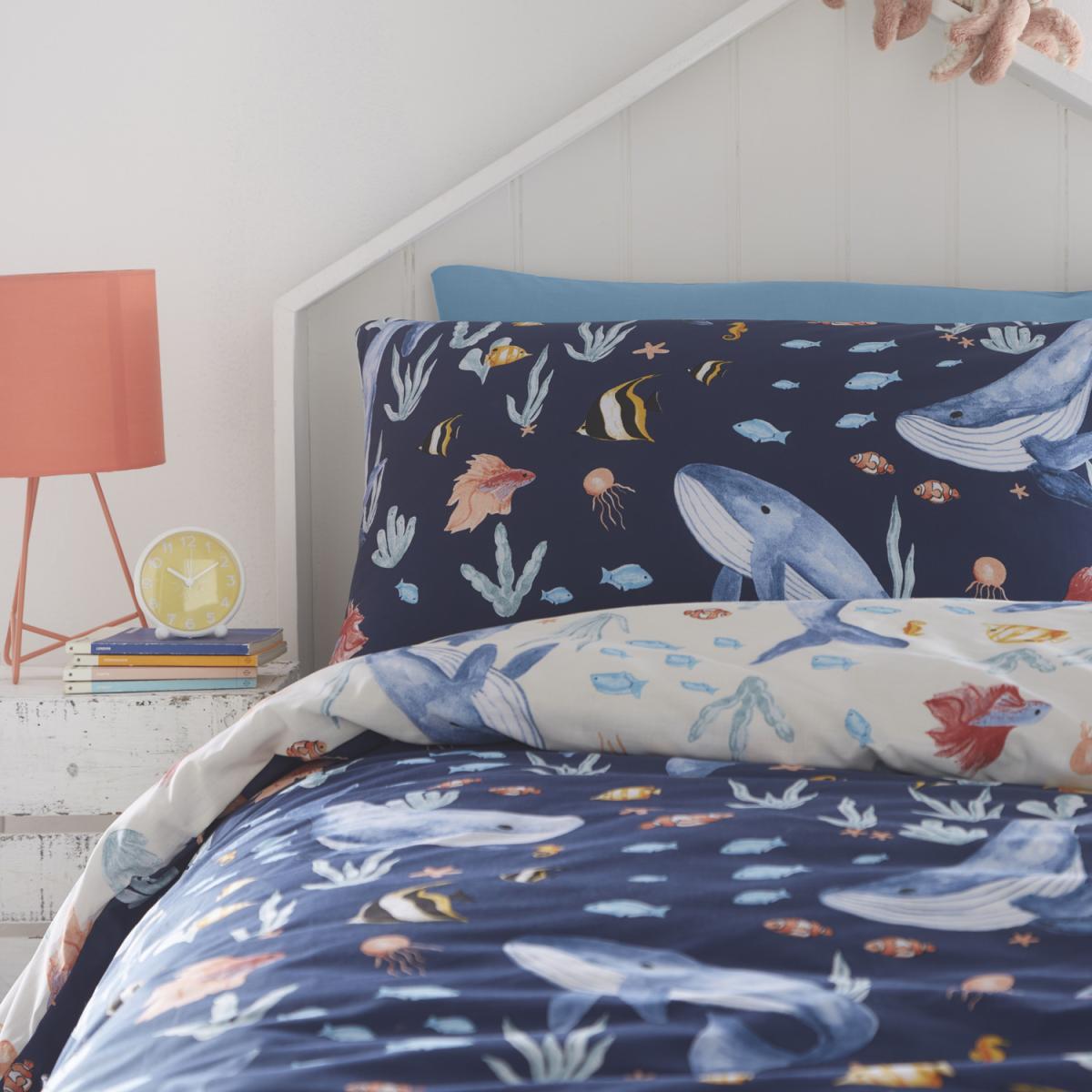 Sealife Duvet Set - Blue / Single – image 3