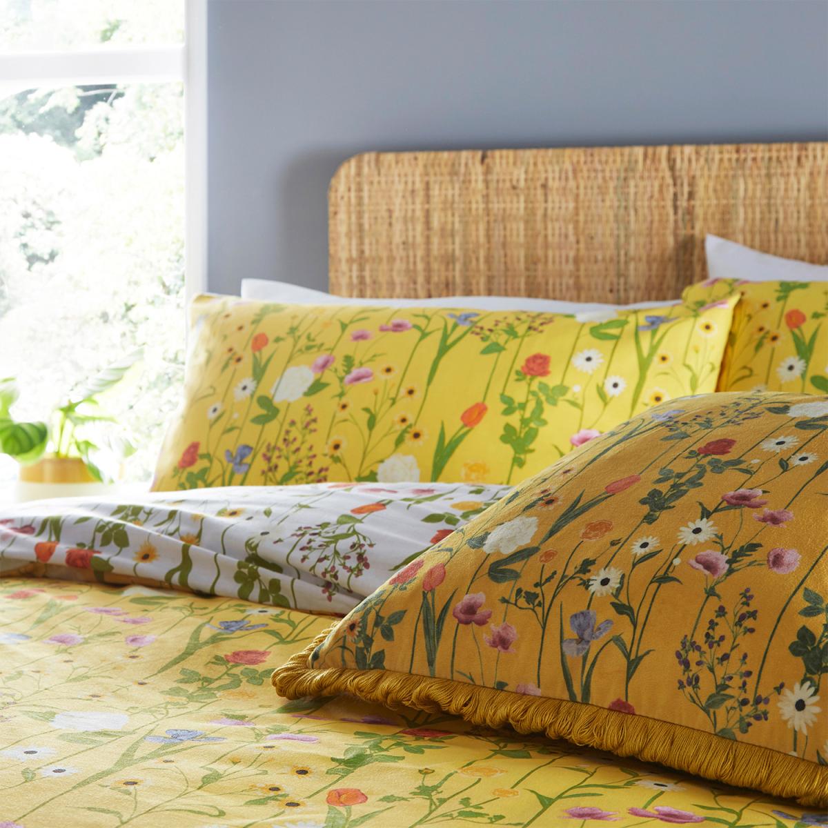 Garden Florals Duvet Cover Set - Yellow / Single – image 2