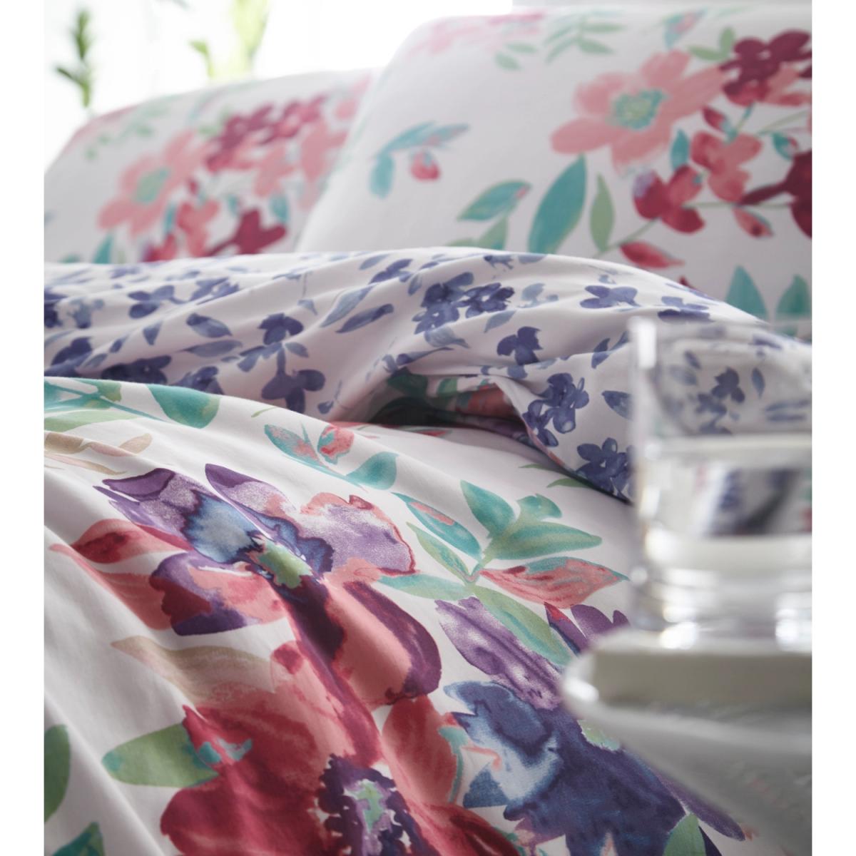 Kew Duvet Cover and Pillowcase Set - Fuchsia / Single – image 2