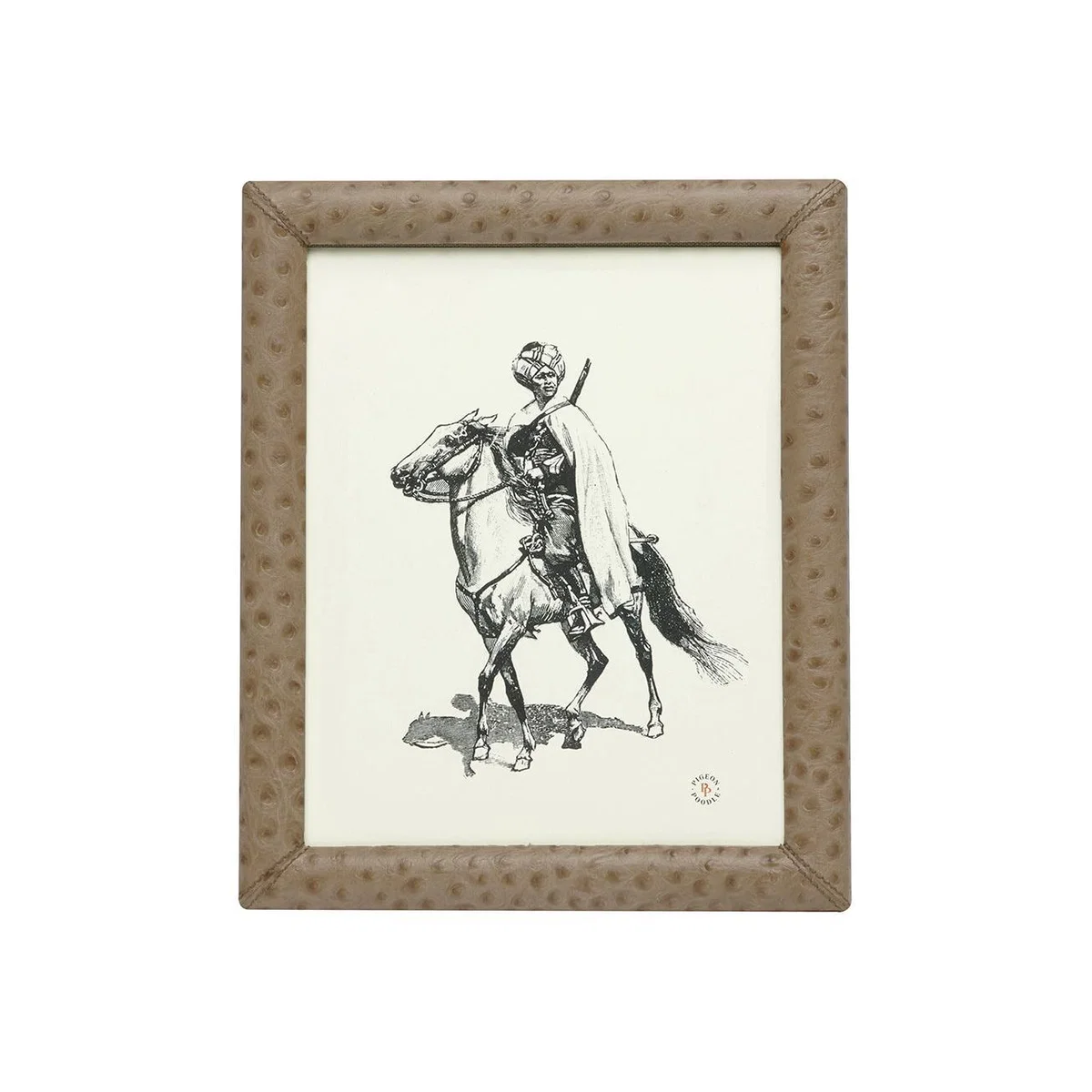 Pigeon and Poodle - Witney Leather Frame - Oat - 8"x10" – image 1