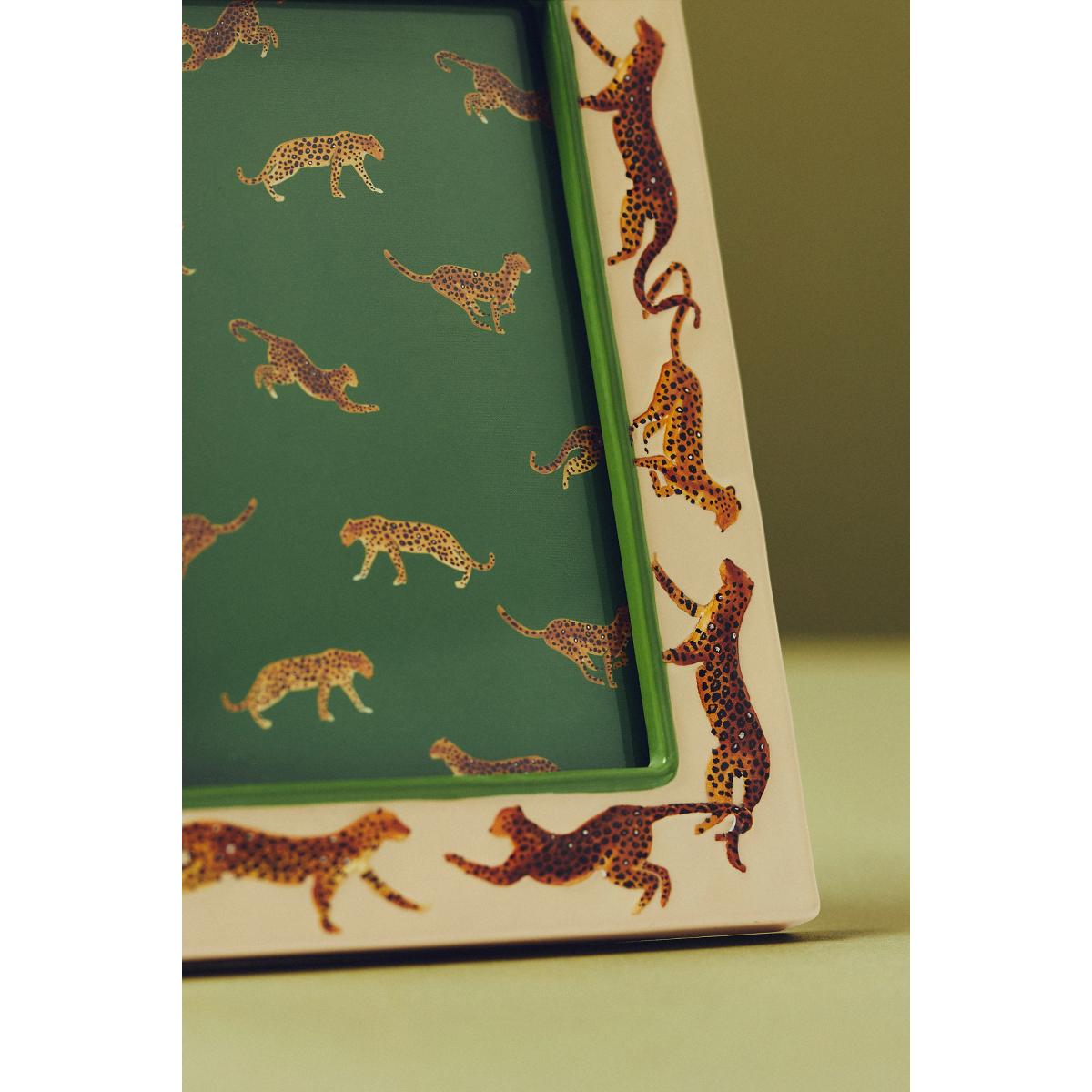 Marwa Leopard Ivory Resin Picture Frame – image 5