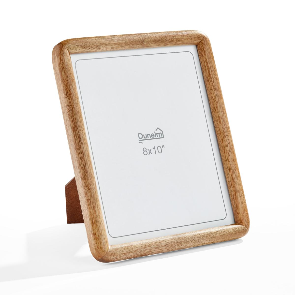 Rounded Edge Solid Wood Photo Frame Wood (Brown) – image 3
