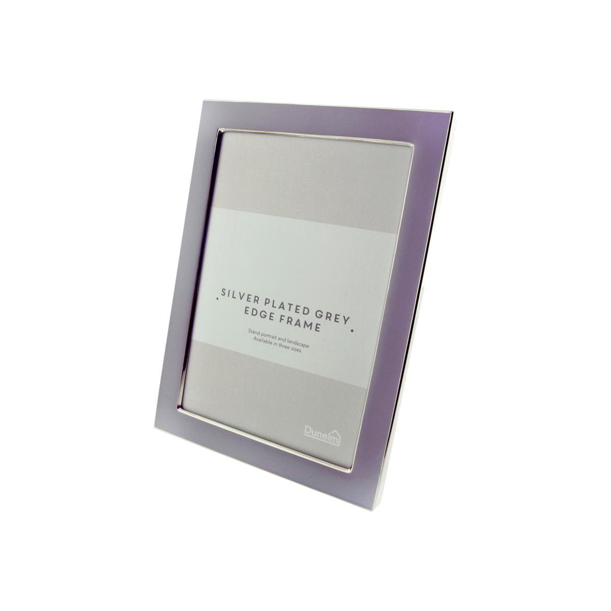 Grey Edge Photo Frame 7" x 5" (18cm x 12cm) Grey