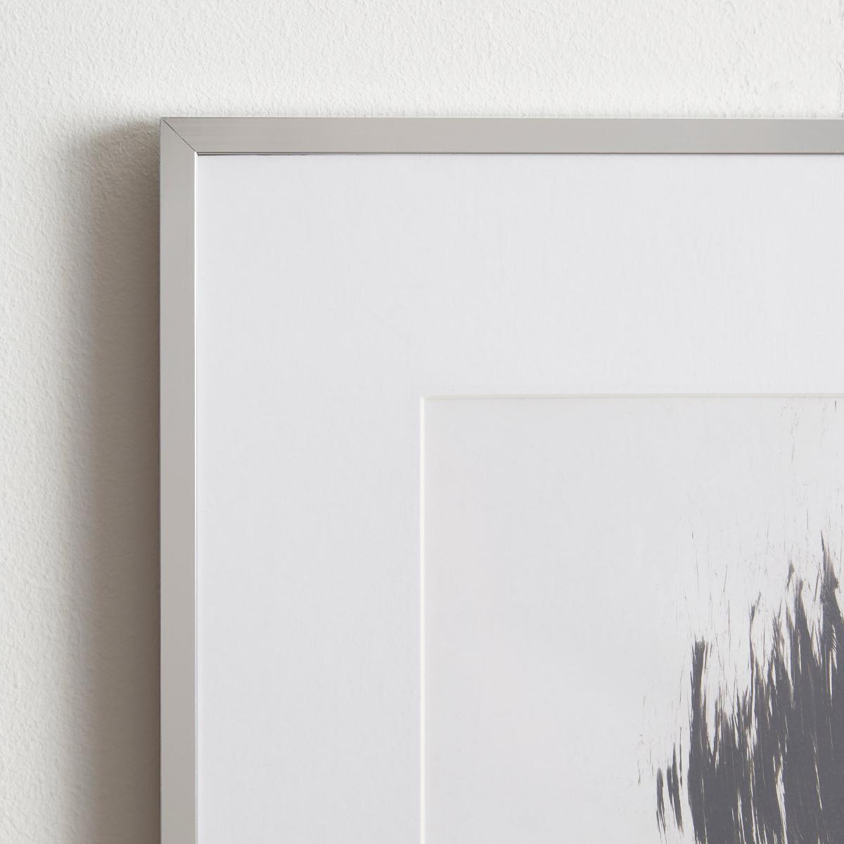 Skinny Metal Poster Frame 24" x 32" (60cm x 80cm) Silver – image 2