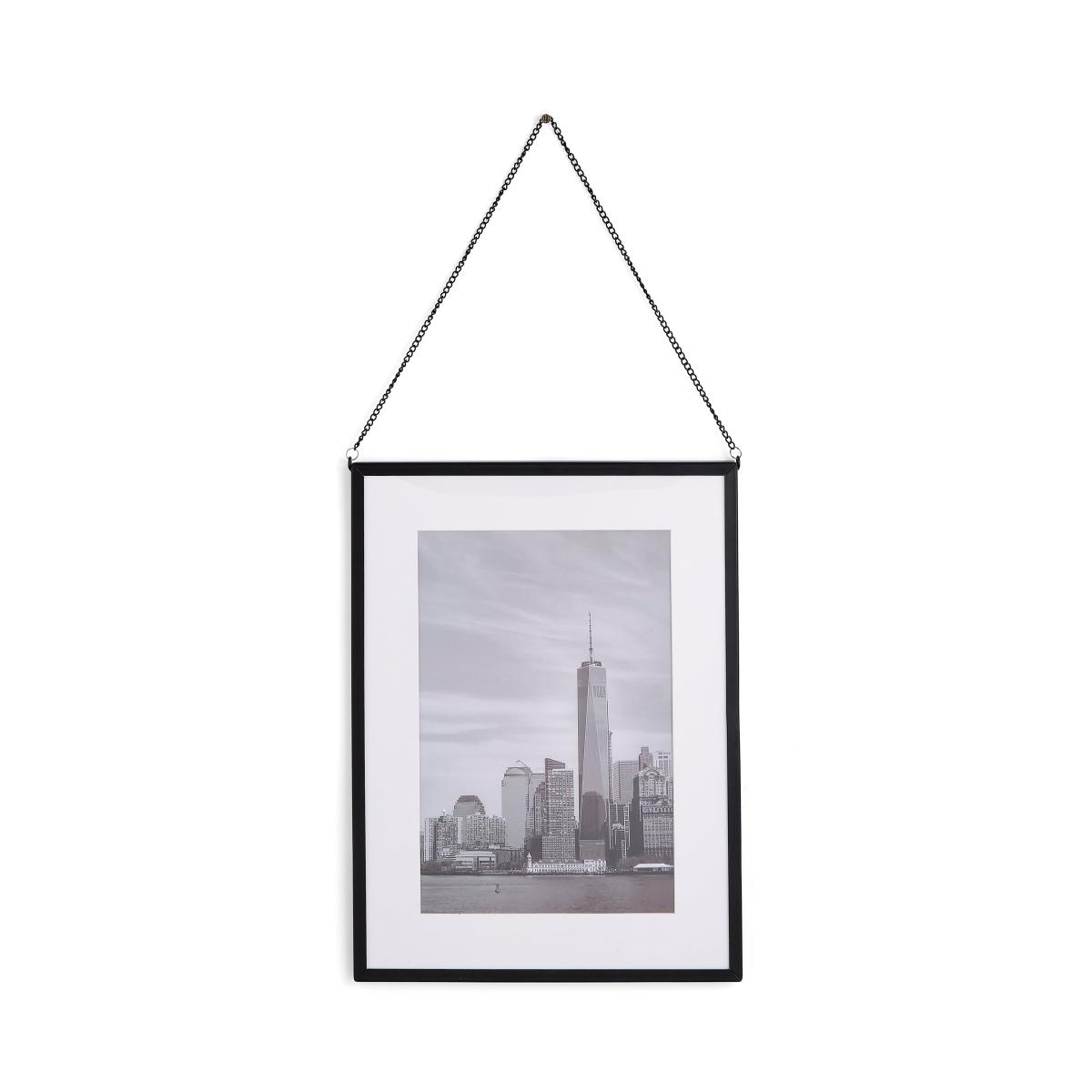 Black Hanging Chain Photo Frame 16x12 Black – image 3