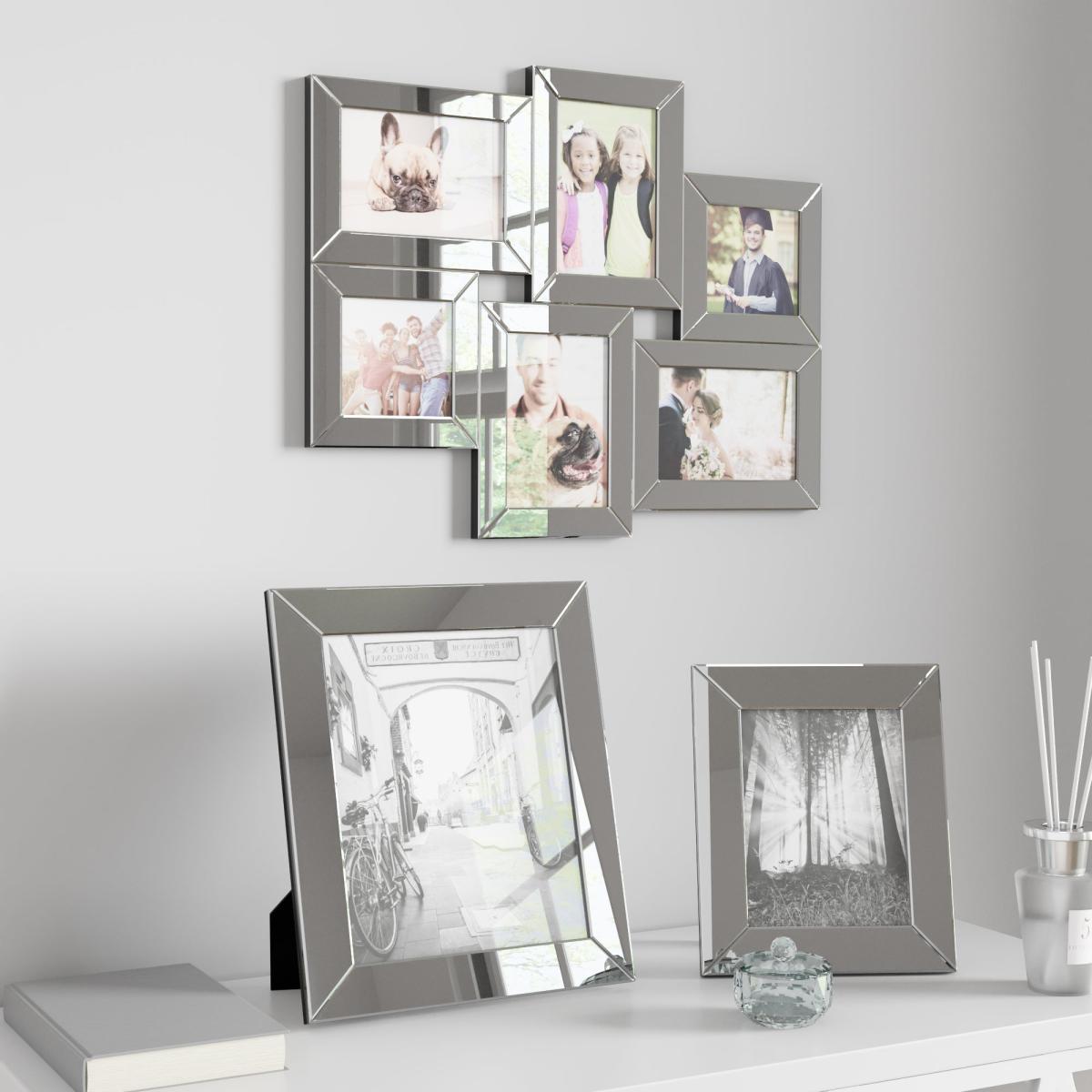 Mirrored 8x10 Frame Smoked Grey – image 3