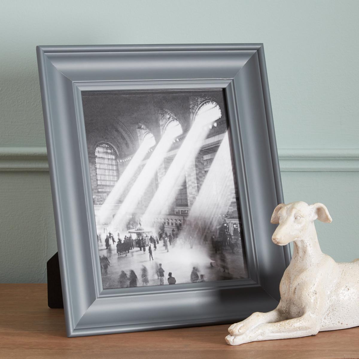 Grey Wooden Painted Photo Frame 10" x 8" (25cm x 20cm) Grey – image 1