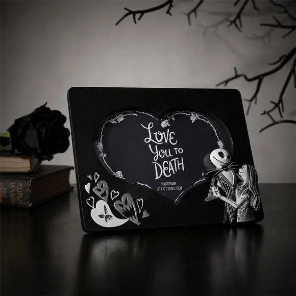 Disney Nightmare Before Christmas Love You To Death Photo Frame – image 2