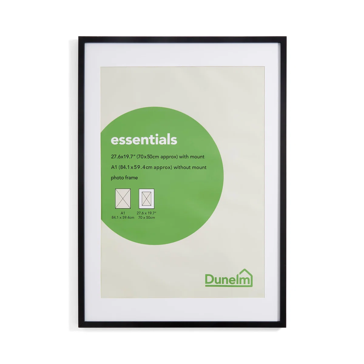 Essentials Black Photo Frame Black – image 3