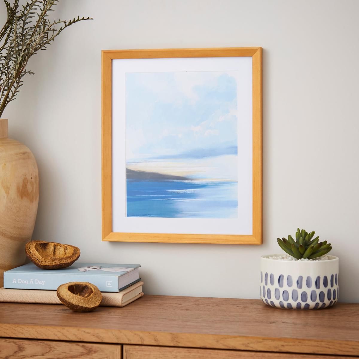 Solid Wood Edge Photo Frame Natural – image 2