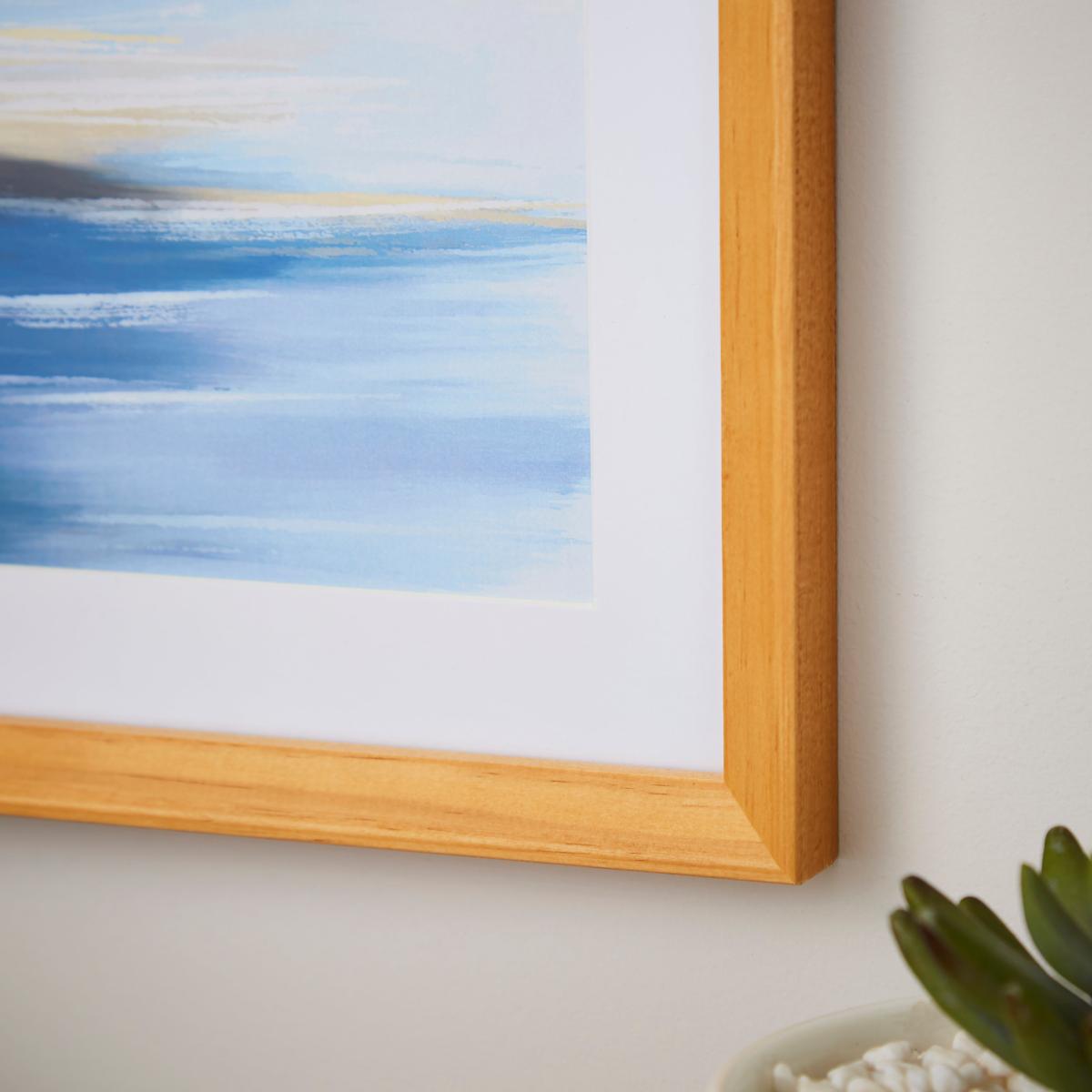 Solid Wood Edge Photo Frame Natural – image 1