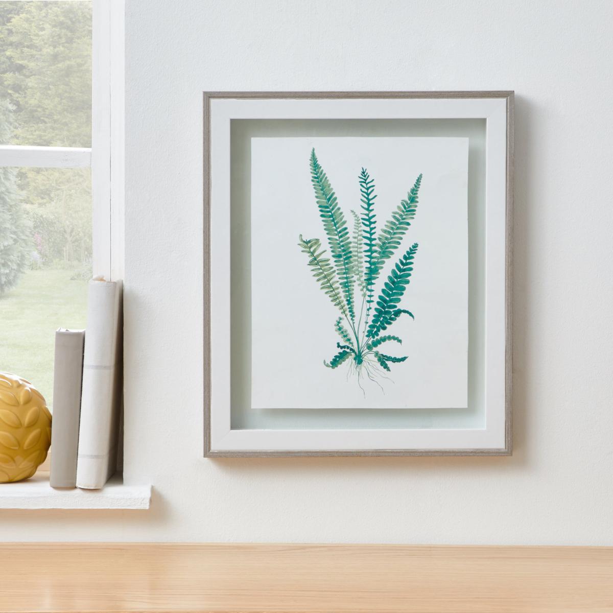 Grey Washed Wood Floating Frame 10" x 8" (25cm x 20cm) Grey – image 1