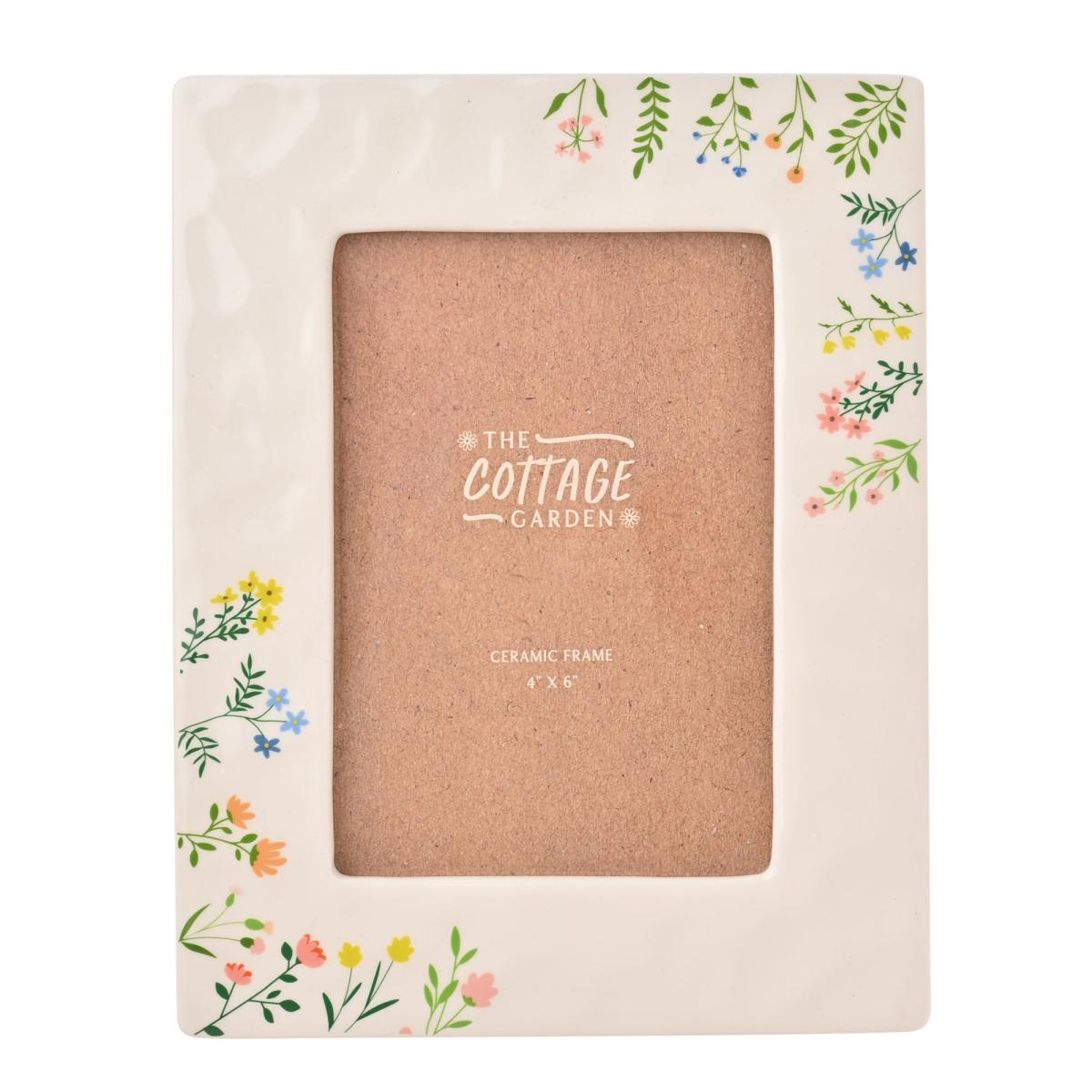 Floral Natural Square Photo Frame White – image 3