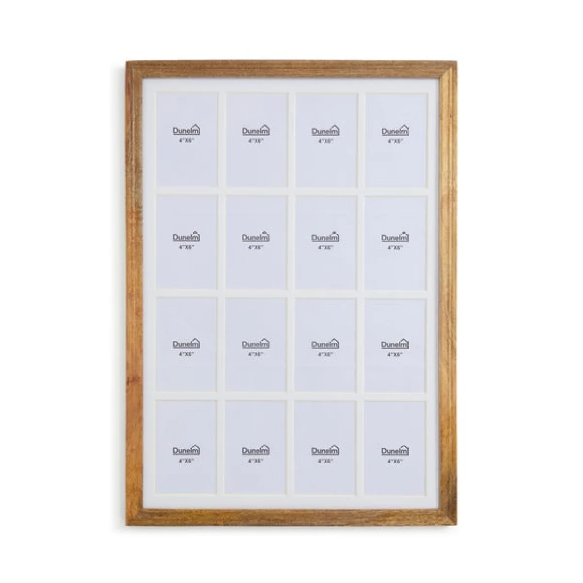 Mango Wood 16 Aperture Multi Photo Frame – image 2