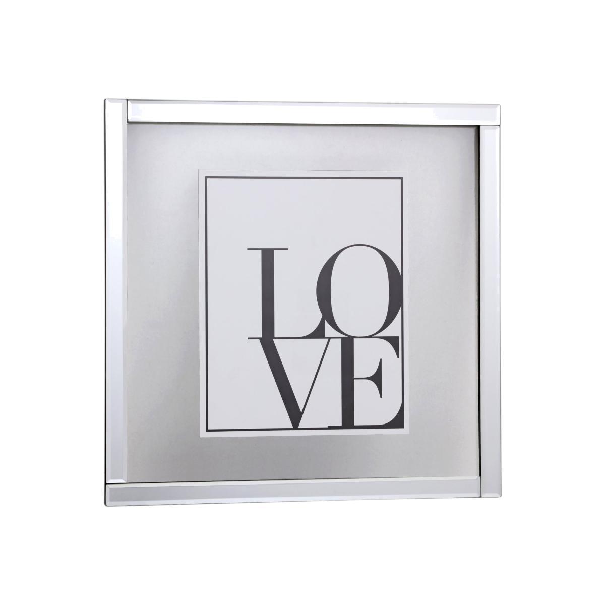 Mirrored Floating Frame 8" x 10" (20cm x 25cm) Silver