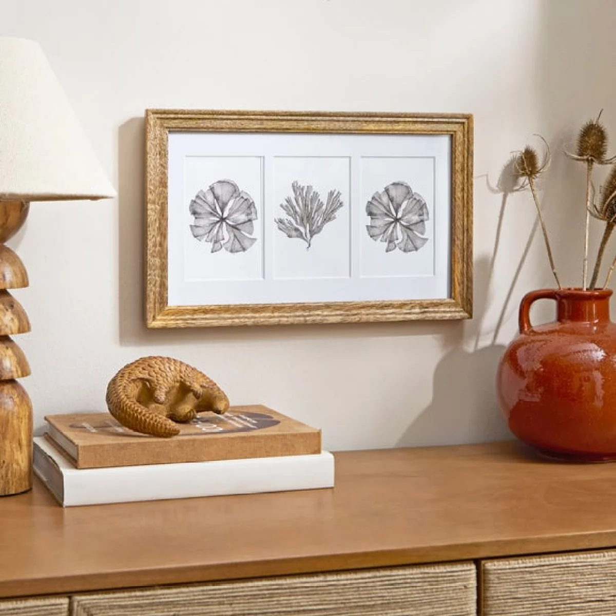 Mango Wood Multi Photo Frame – image 1