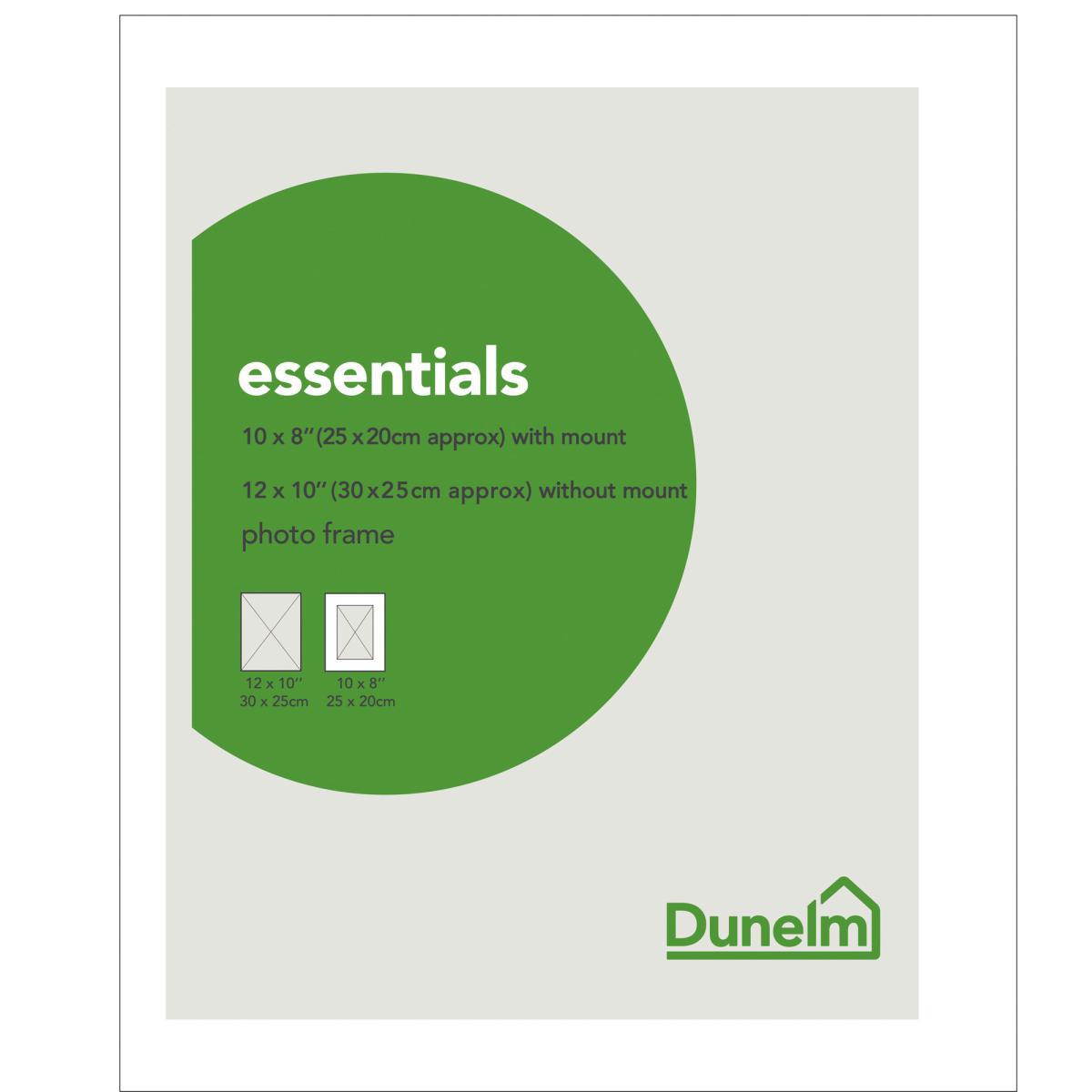 Essentials Photo Frame 10" x 8" (25cm x 20cm) Black – image 2