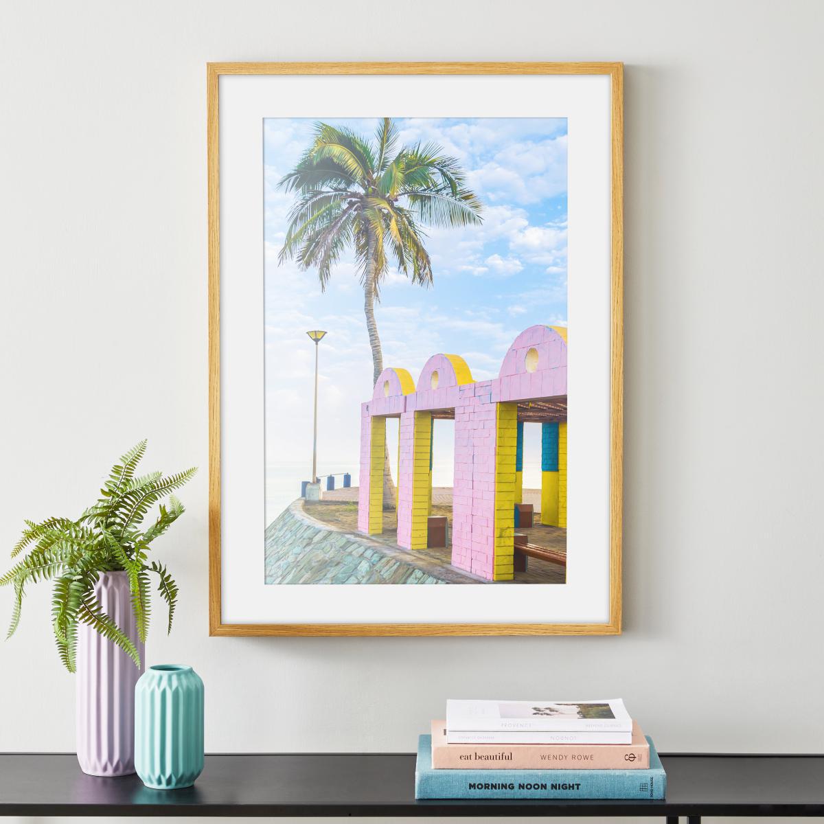 Thin Wood Photo Frame 20" x 28" (50cm x 70cm) Natural
