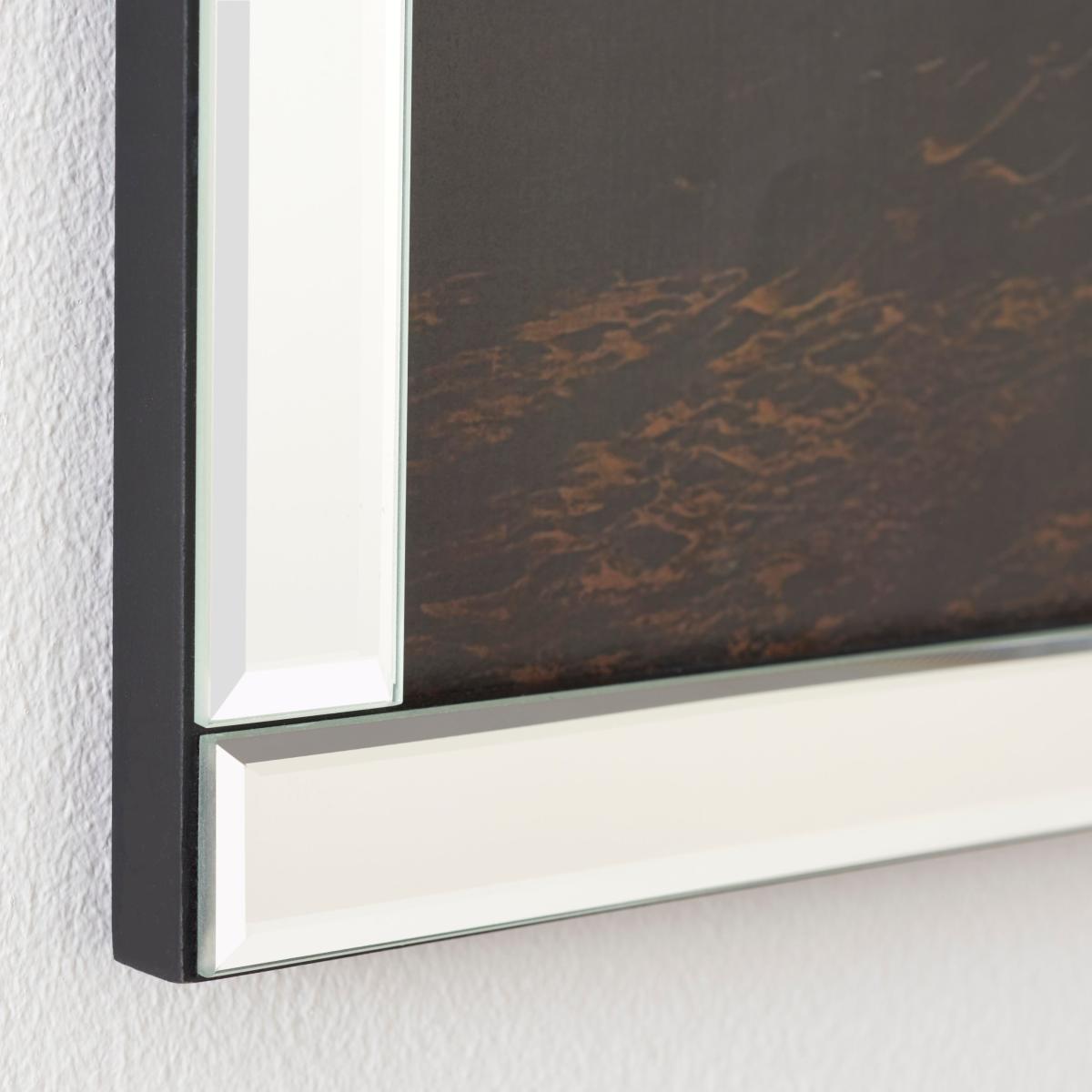 Luxe Mirrored Photo Frame 12" x 10" (30 x 25cm) Silver – image 2