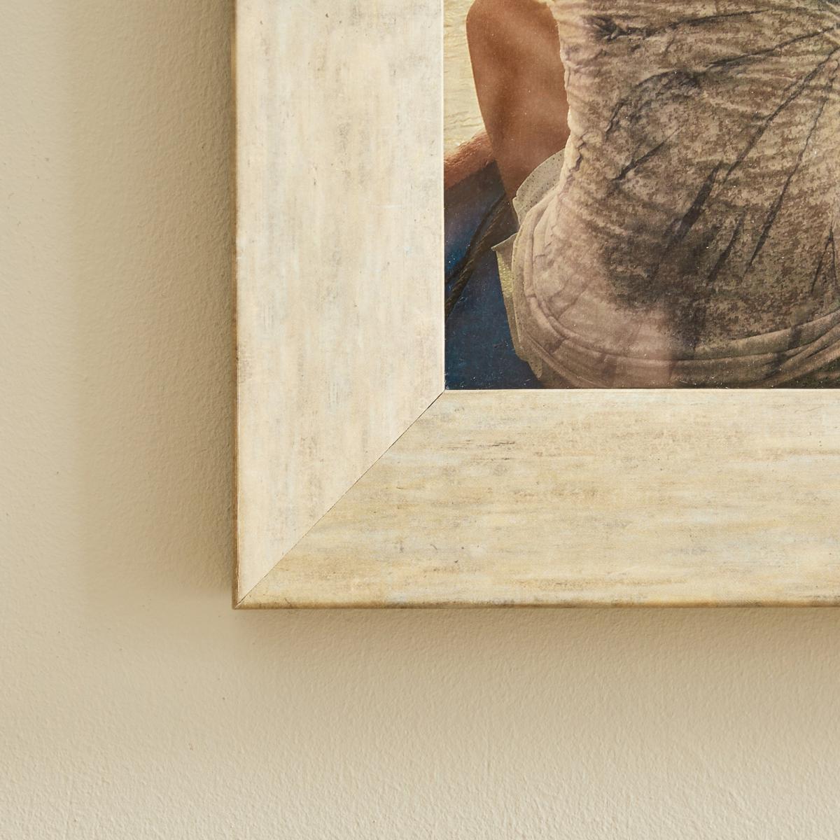 Mango Wood Effect Frame 10" x 8" (25cm x 20cm) Yellow – image 2