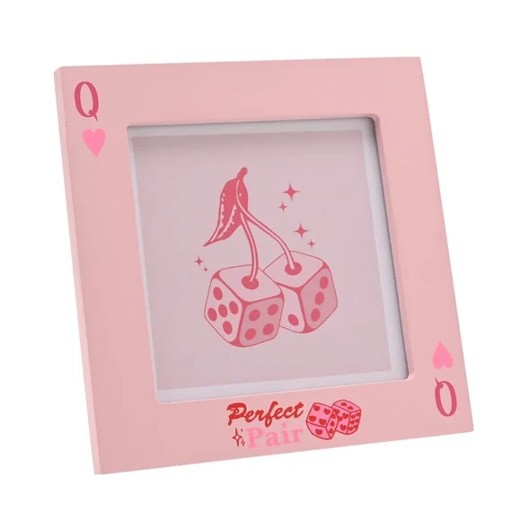 The Feel Good Club Set of 2 Smile and Perfect Pair Square Photo Frames – image 3
