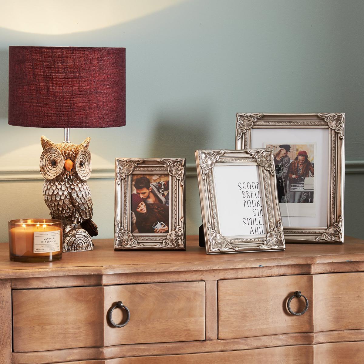 Swept Silver Photo Frame 10" x 8" (25cm x 20cm) Silver – image 3