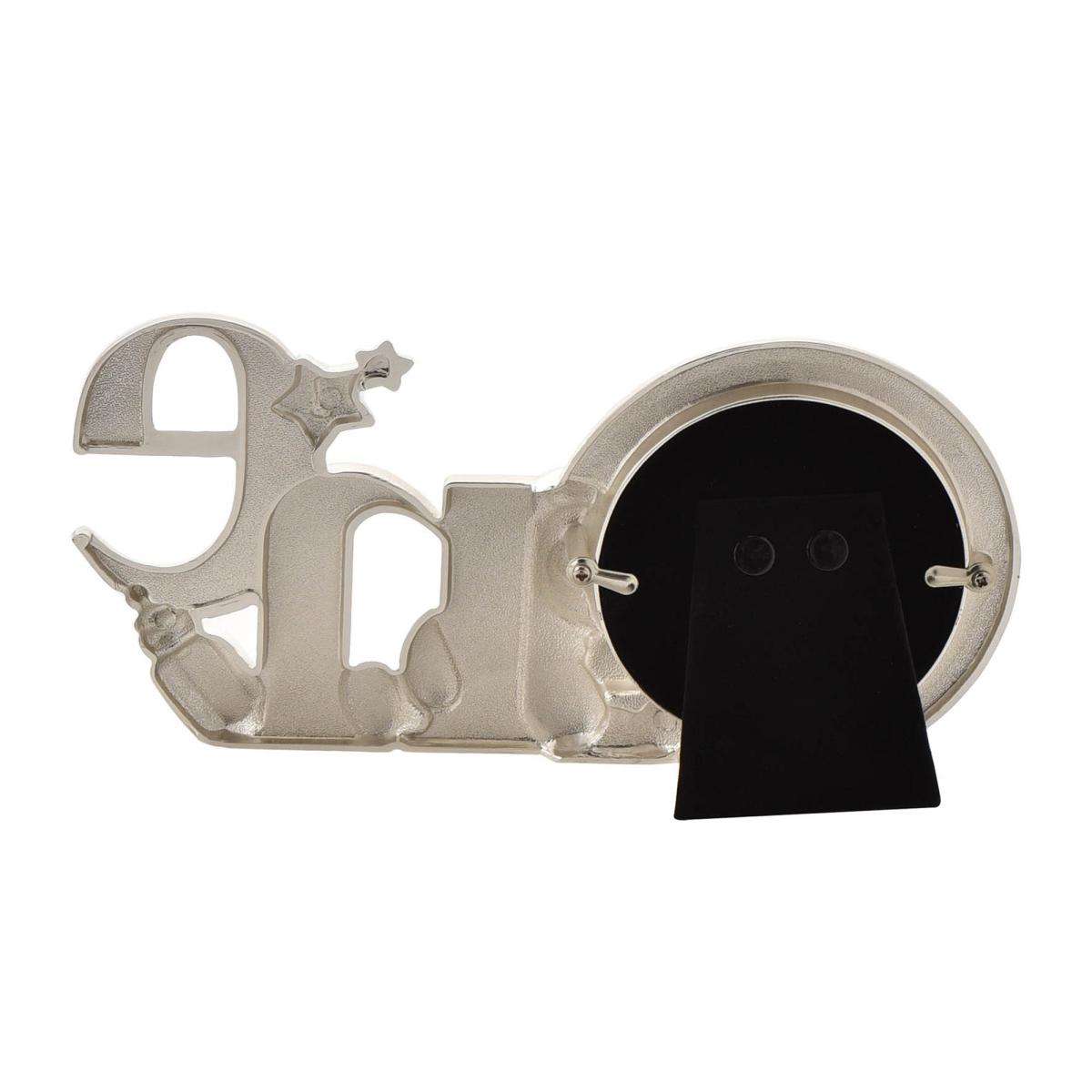Bambino Silver effect Cutout Letters 'One' Photo Frame Silver – image 4