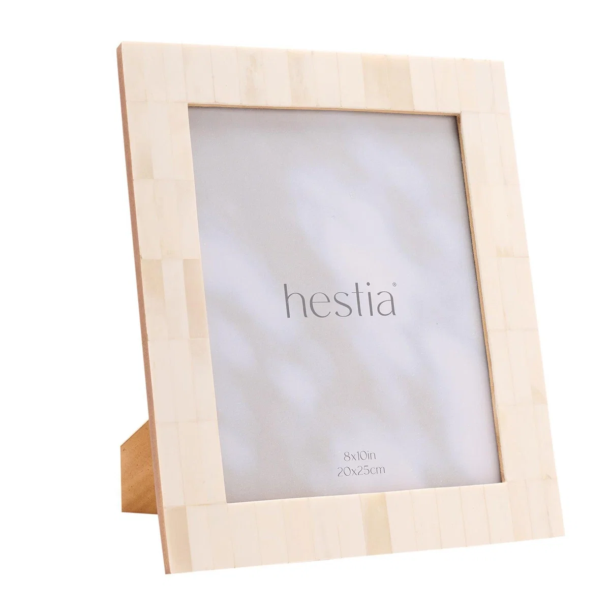 Hestia White Wide Border Bone Effect Photo Frame – image 2