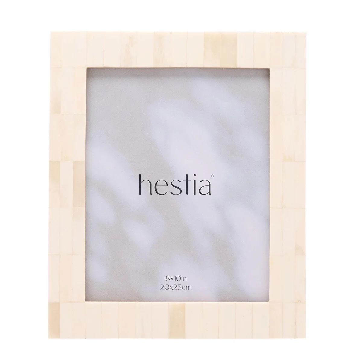 Hestia White Wide Border Bone Effect Photo Frame – image 3