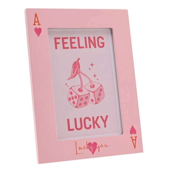The Feel Good Club Set of 2 Lucky You and Good Vibes Photo Frames – image 4