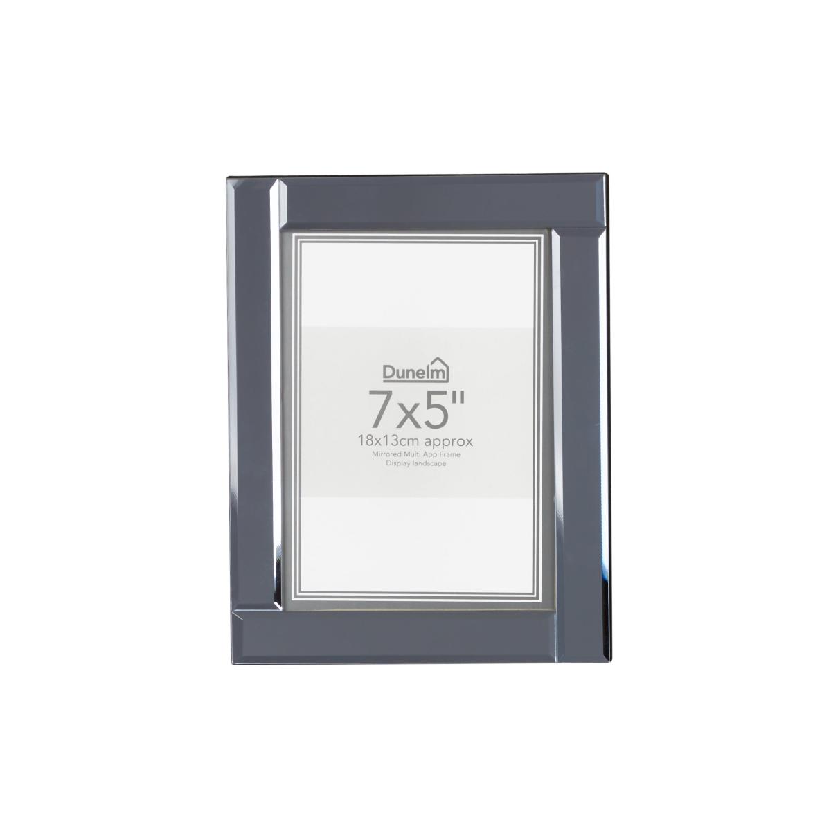 Luxe Smoked Photo Frame 7" x 5" (18 x 13cm) Grey – image 3