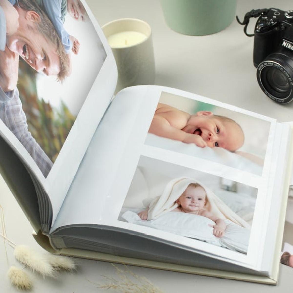 Personalised Scandi Safari Animals Square Photo Album – image 5